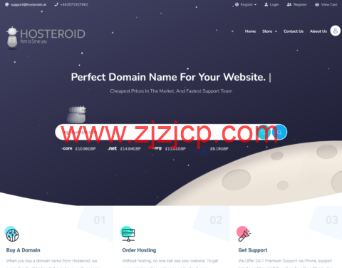 Hosteroid：美国和欧洲 vps，1 核/512MB/10GB SSD/324GB 流量/1Gbps 带宽，€1.5/月。可选英国/奥地利/新泽西机房