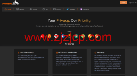 PrivateAlps：瑞士抗投诉 VPS，100%无视版权抗投诉，月付 12.9 €起，另可选虚拟主机、独立服务器等