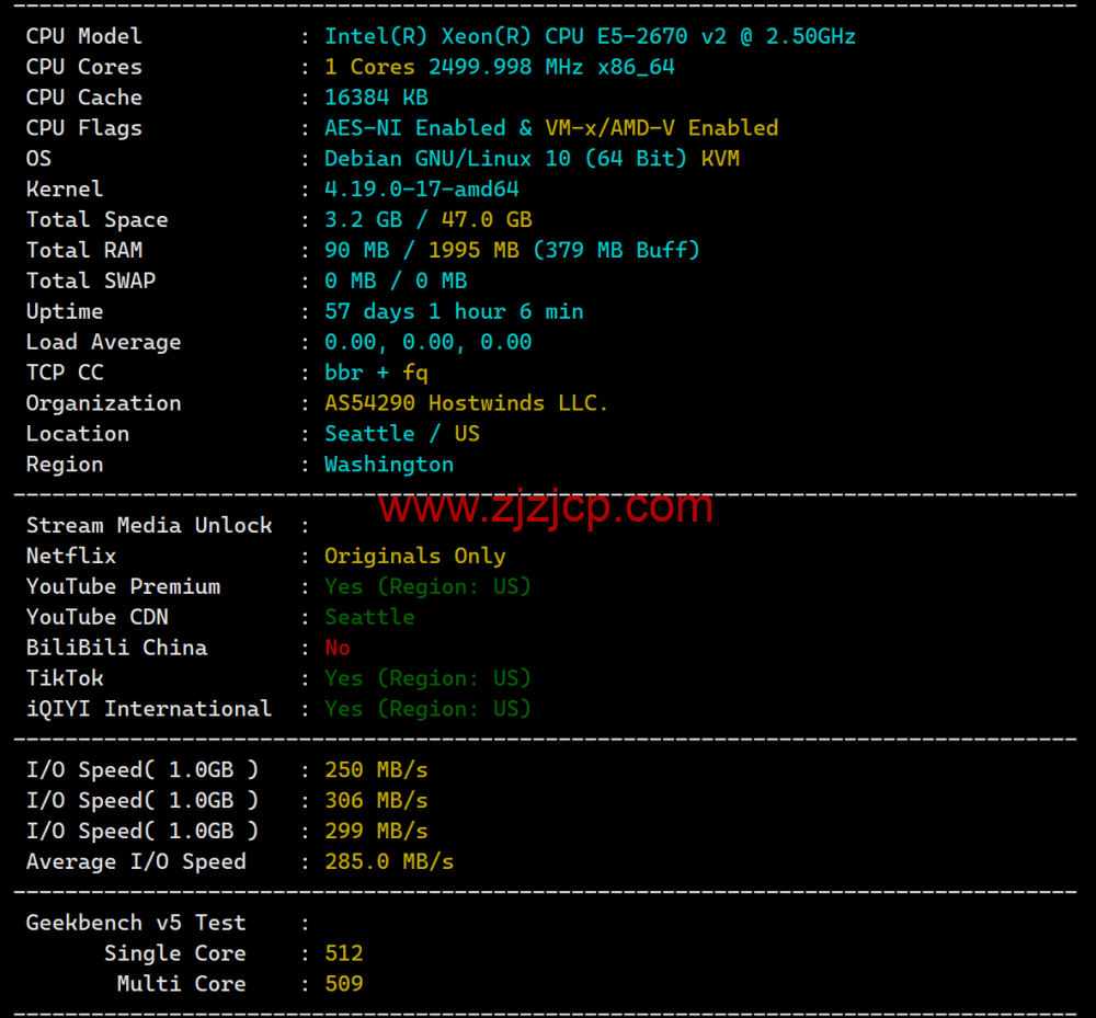 Hostwinds：西雅图机房 vps 月付 4.99 美元起，云服务器$0.006931/时起，支持支付宝，解锁 chatgpt/tiktok，简单测评