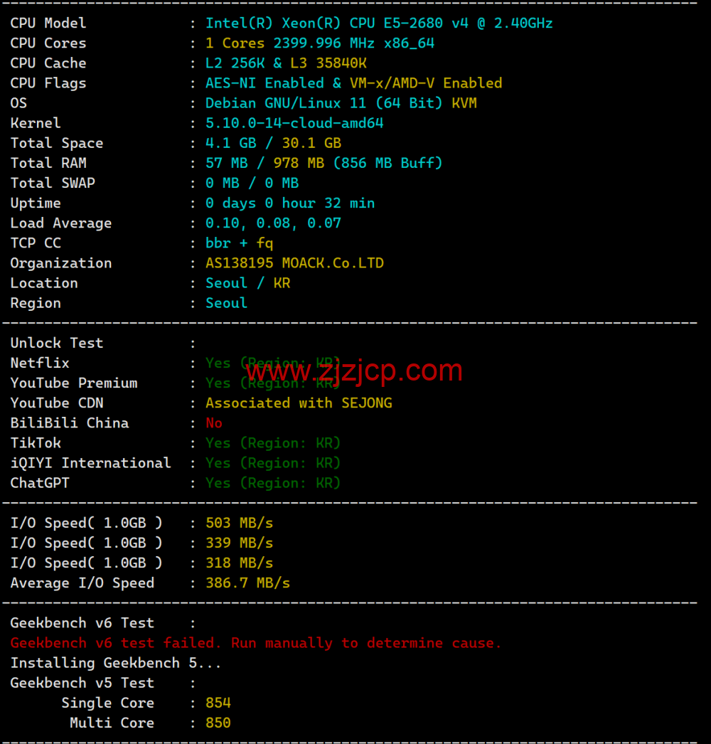 莱卡云：韩国 CN2 线路 vps，50 元/月起，原生 ip，支持 ChatGPT/tiktok，附简单测评