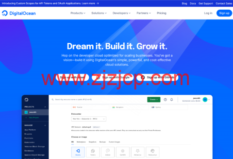 DigitalOcean：新注册赠送 200 美元，可选 9 个机房云服务器，$4/月起(按小时计费$0.006/小时起)