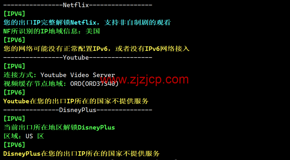 Justhost：美国纽约机房，200Mbps-1Gbps 带宽不限流量，$1.16/月起，简单测评分享御三家流媒体解锁测试：