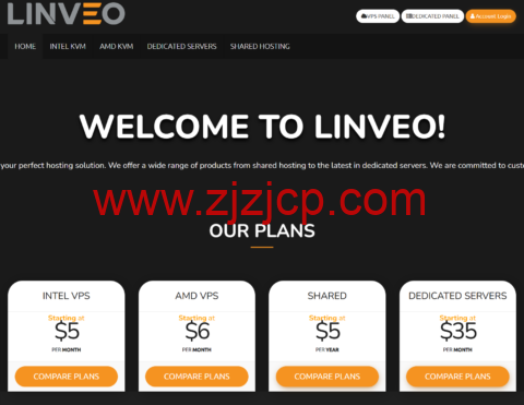 linveo：美国 vps，1 核/1GB/25G NVMe/2TB@1Gbps，/年，可选达拉斯/哥伦布机房