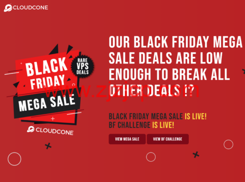 #黑五#CloudCone：洛杉矶 VPS 年付 10.99 美元起，云服务器$59.82/年起，独立服务器$69/月起