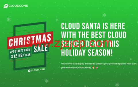 #双旦促销#CloudCone：洛杉矶机房 vps，2 核/1GB/14G SSD/3TB@1Gbps，$12.99/年