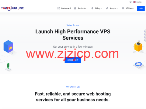 Tudcloud：全场 VPS 八折，香港 VPS 月付 4 美元起，美国 VPS 月付 4.8 美元起
