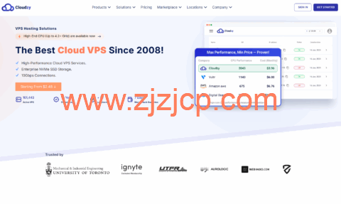 Cloudzy：全场 VPS 最高 5 折，$2.48/月起，可选拉斯维加斯/洛杉矶/犹他州/纽约等多个机房