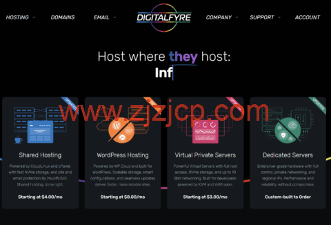 DigitalFyre：2 核/1GB/15GB NVMe/1TB@10Gbps 带宽，/月，可选洛杉矶/达拉斯/新加坡等机房