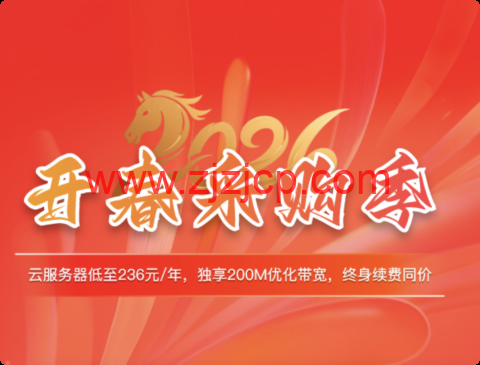 华纳云开春采购：香港 200Mbps 大带宽云服务器低至 236 元 / 年，美国 CN2 4H8G 季付仅 396 元
