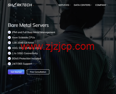 Sharktech：老牌高防服务商，VPS 年付 $47.7 起，10Gbps 独立服务器 $199 / 月起