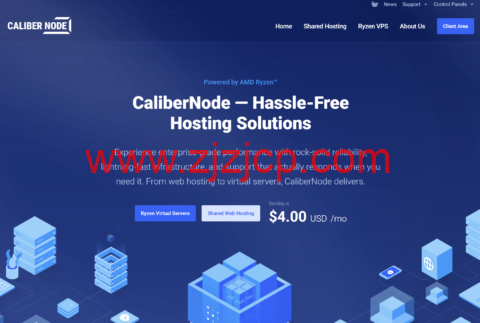 Caliber Node： 达拉斯 Ryzen KVM VPS $4 / 月起｜10Gbps 不限流量 + AMD 锐龙高性能
